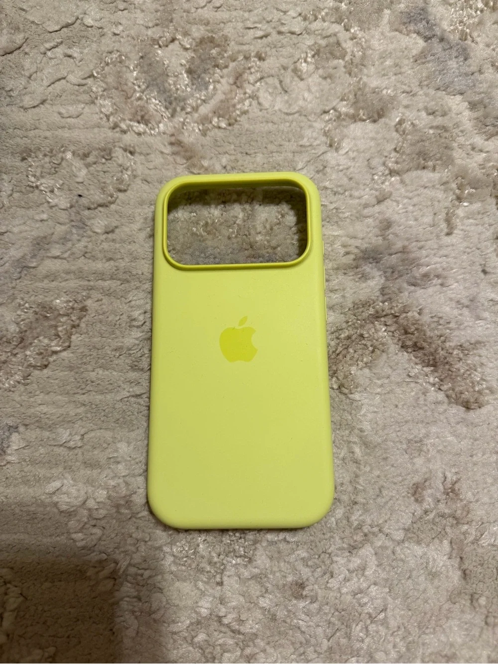 Apple Silicone iPhone 17 pro Case - Yellow